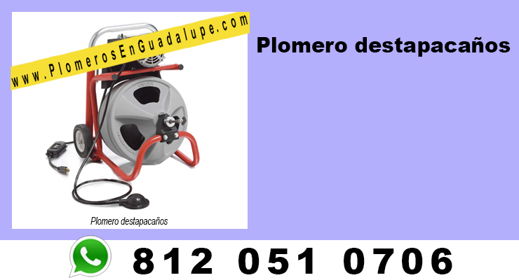 Plomero destapacaños