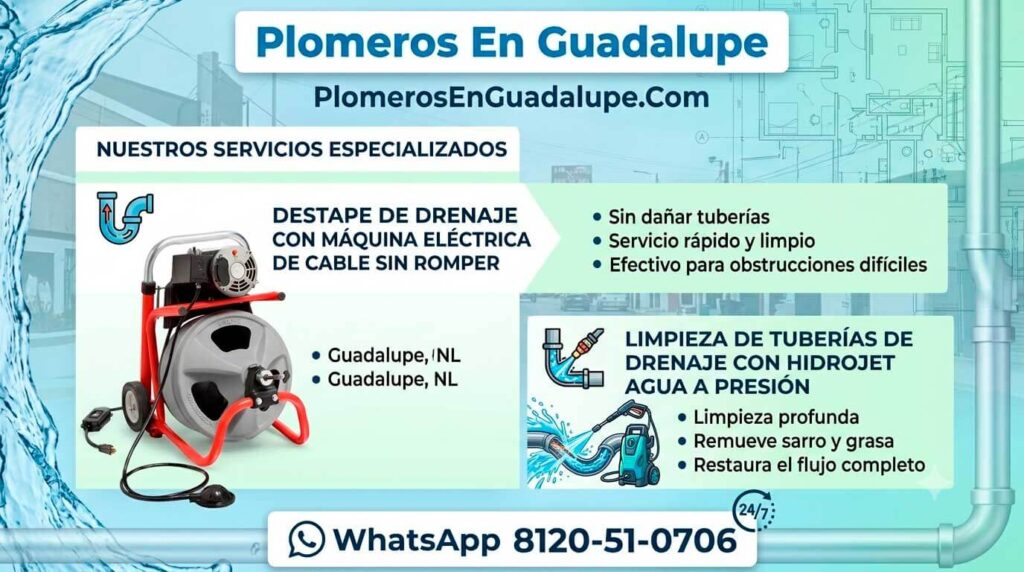 Plomeros en Gudalupe